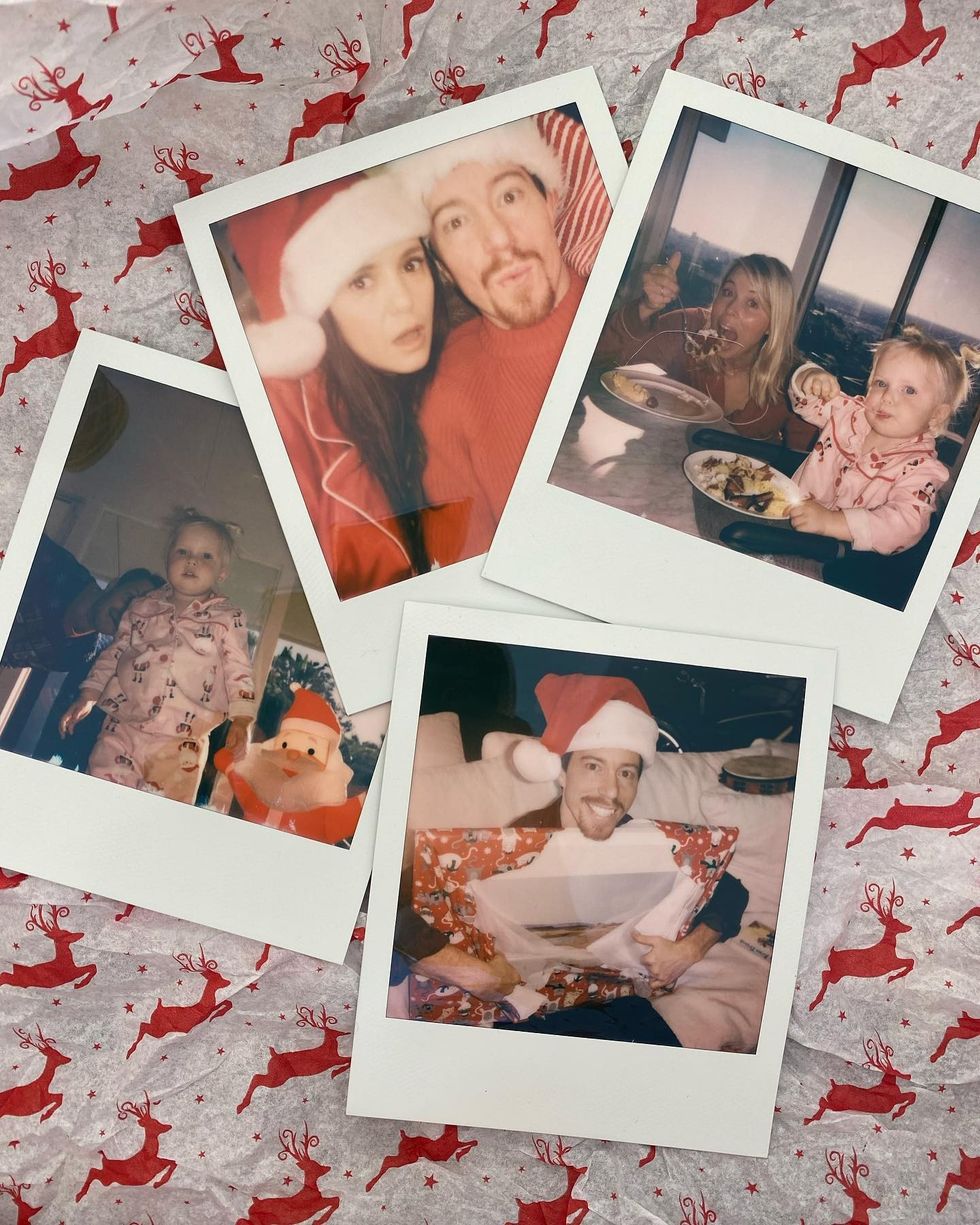 christmas polaroids