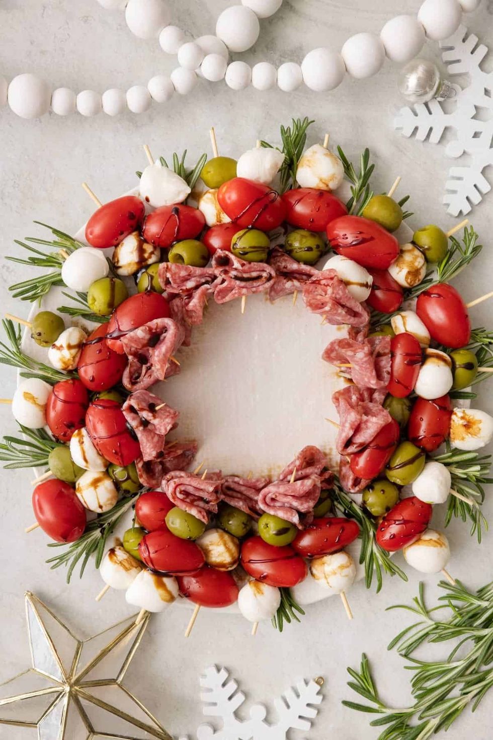 Christmas Wreath Charcuterie Board