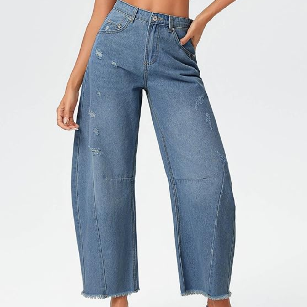 Cicy Bell Barrel Jeans