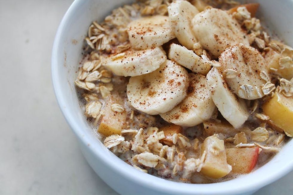 Cinnamon Apple and Banana Oatmeal