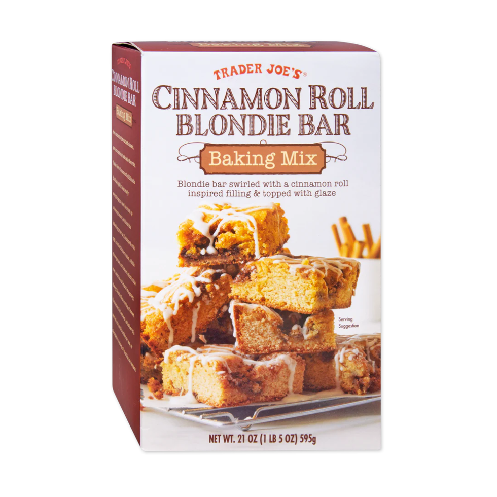 Cinnamon Roll Blondie Bar Baking Mix