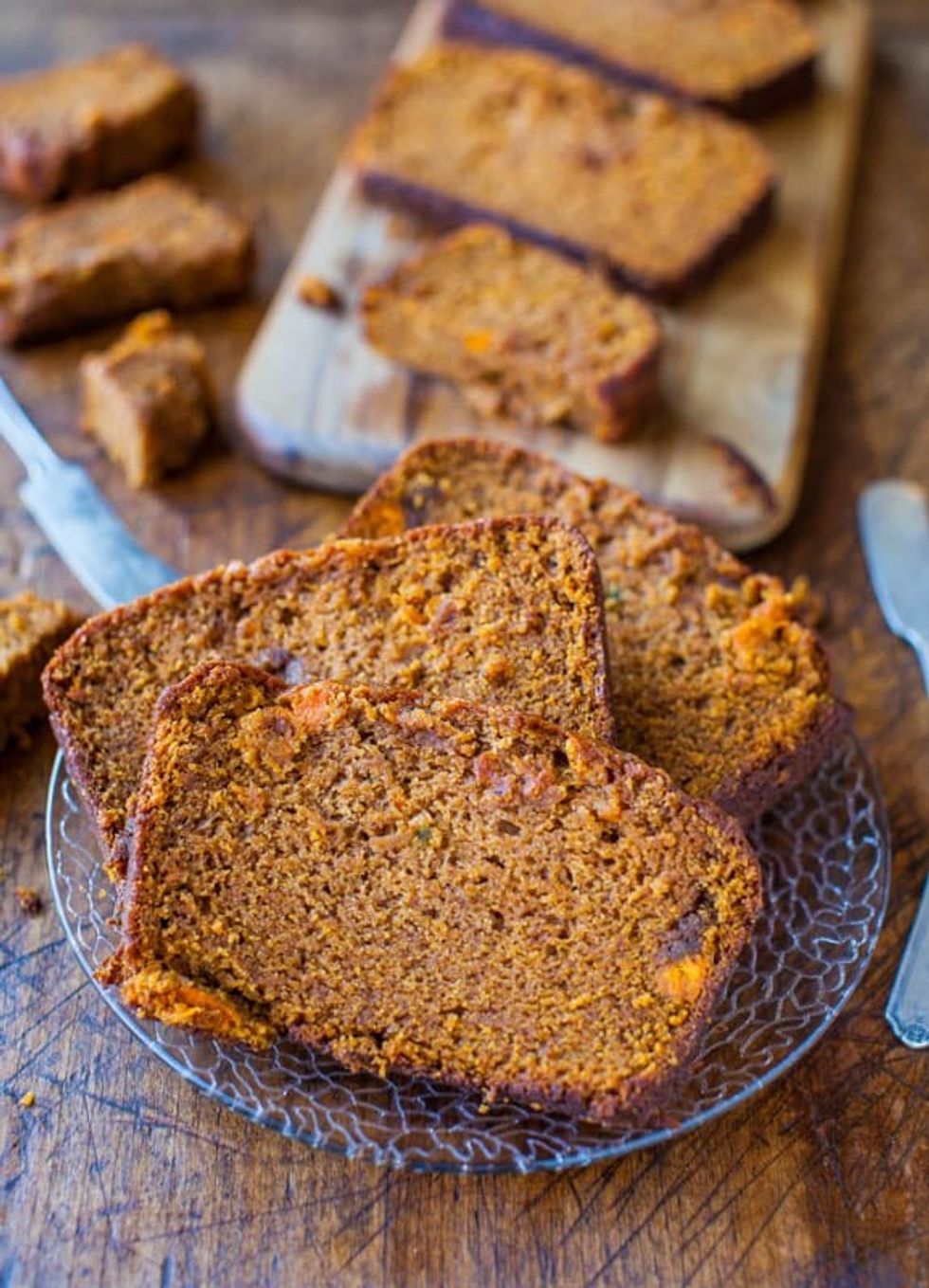 Cinnamon + Spice Sweet Potato Bread