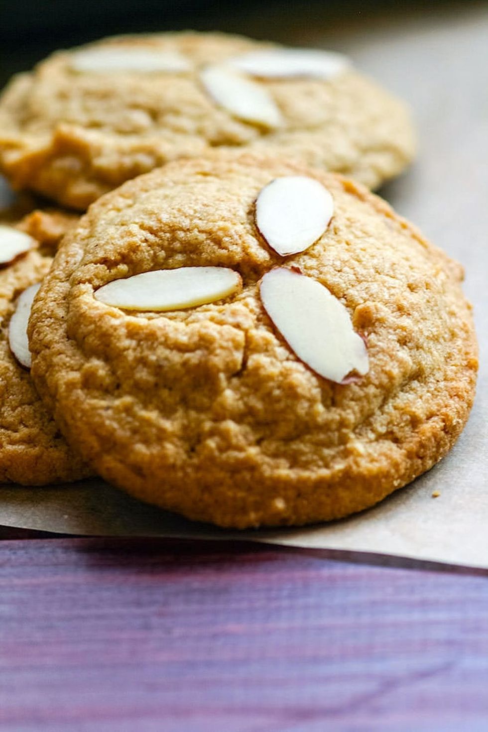 Cinnamon Spiced Almond Sugar Cookies