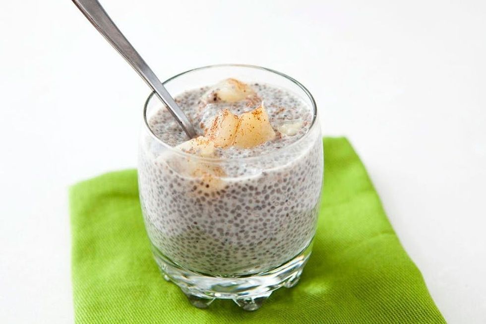 Cinnamon Spiced Pear Chia Pudding