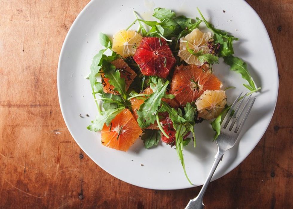 citrus salad with rosemary and olives