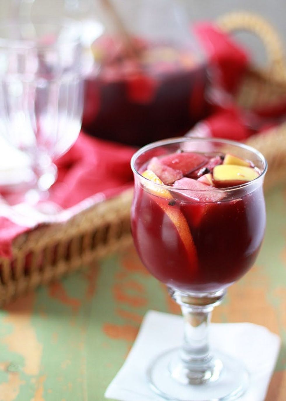 Classic Red Sangria for passover dinner
