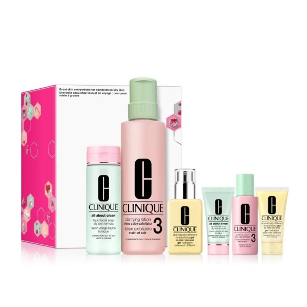 Clinique Great Skin Everywhere Skincare Set: For Combo Oily Skin