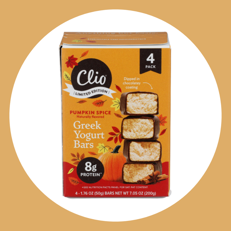 Clio Pumpkin Spice Greek Yogurt Bars