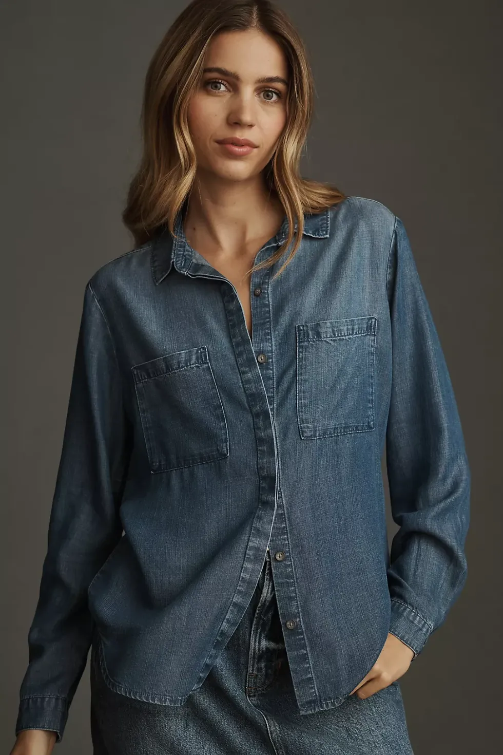 Cloth & Stone Chambray Button-Down