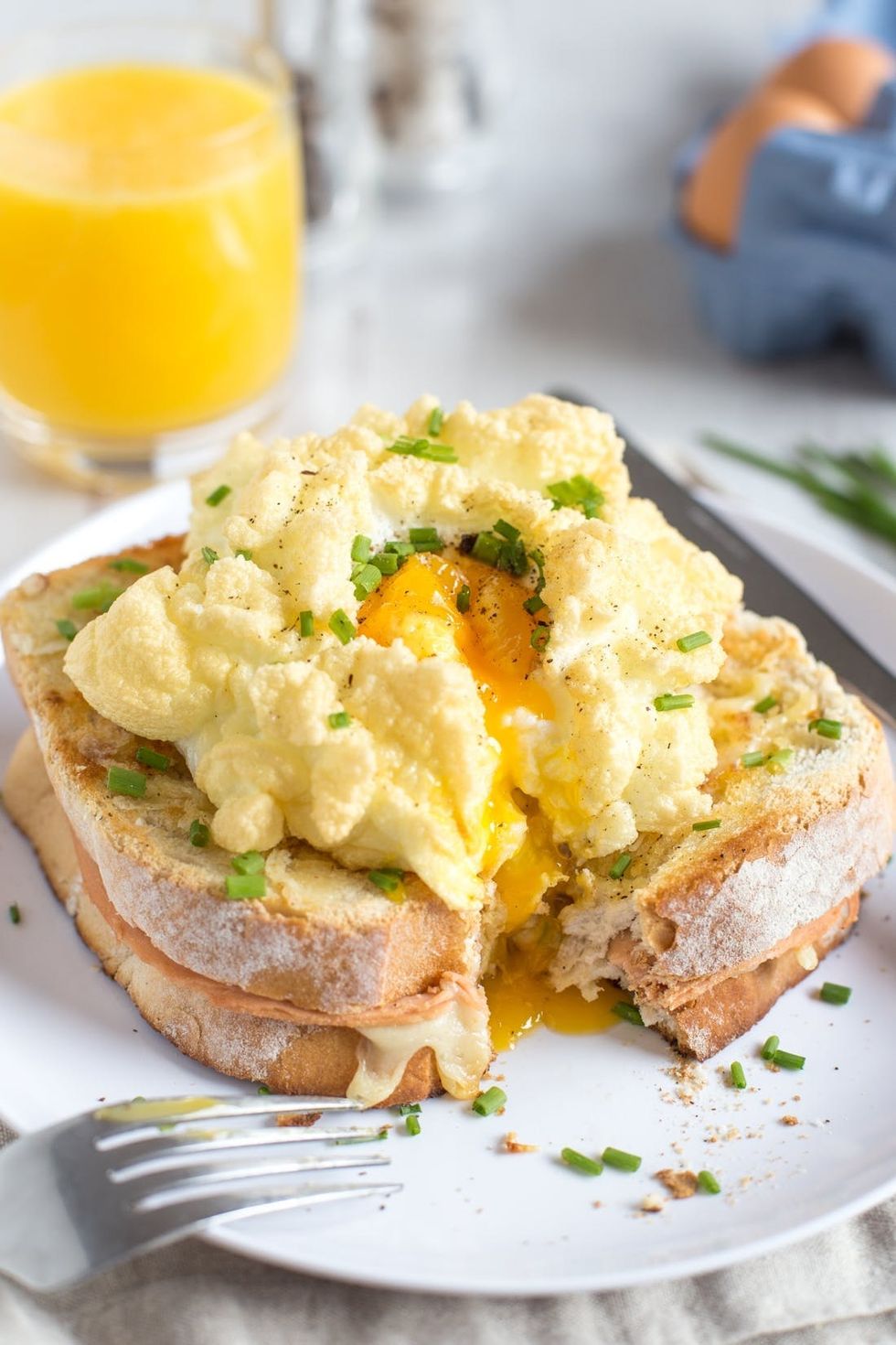 Cloud-Egg Croque Madame