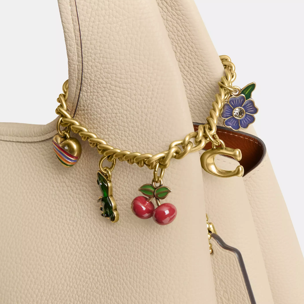 Coach Motif Chain Bag Charm