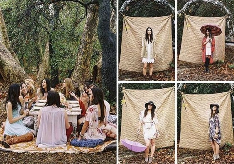 coachella inspired shower