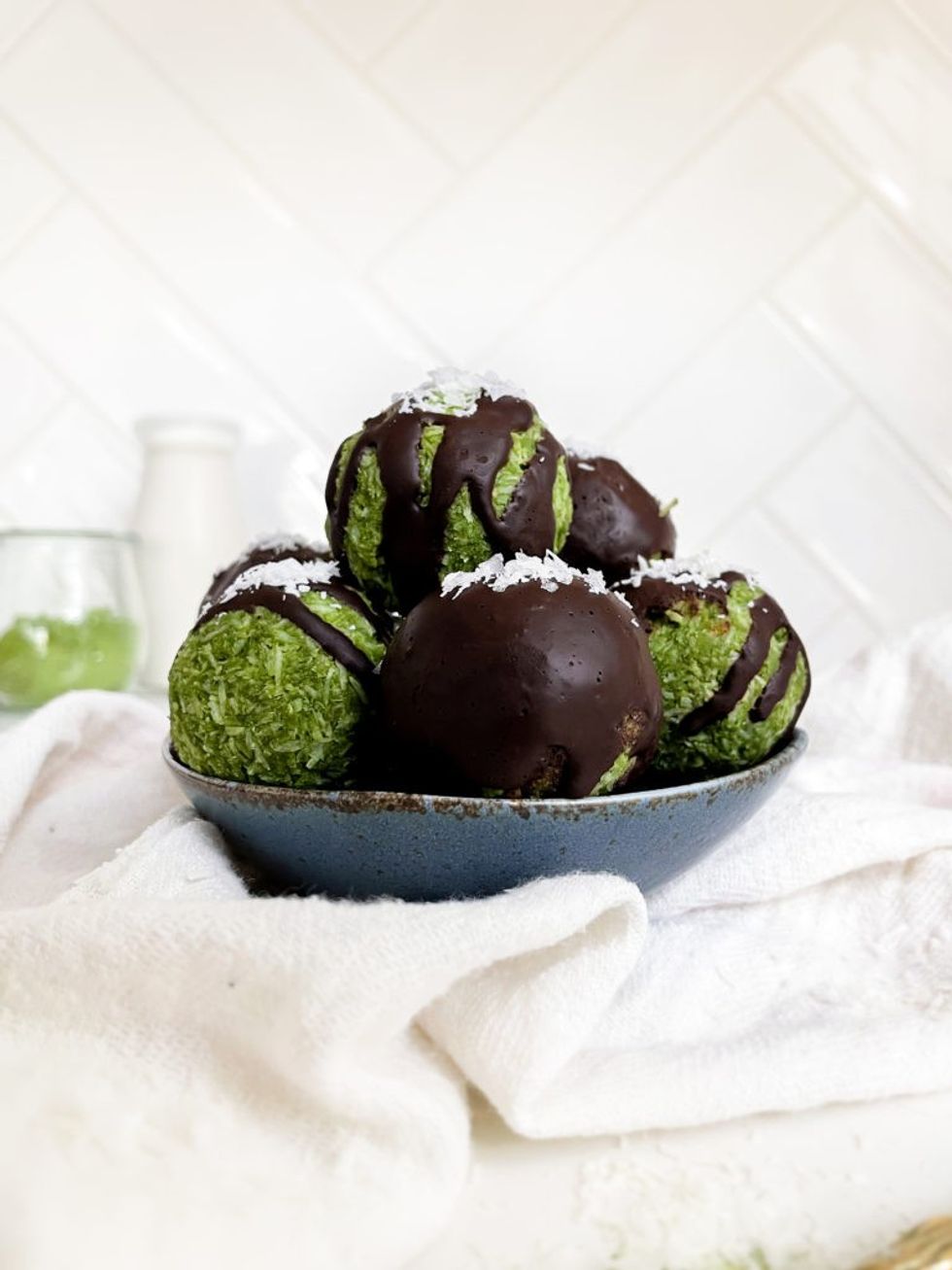 Coconut Matcha Energy Bites
