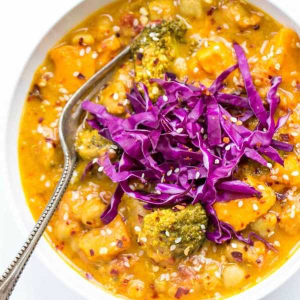 Coconut Quinoa Curry healthy crockpot idea