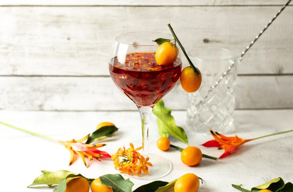 Coffee Negroni father's day cocktails