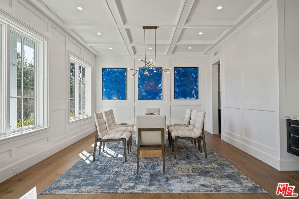 cold dining room color palette