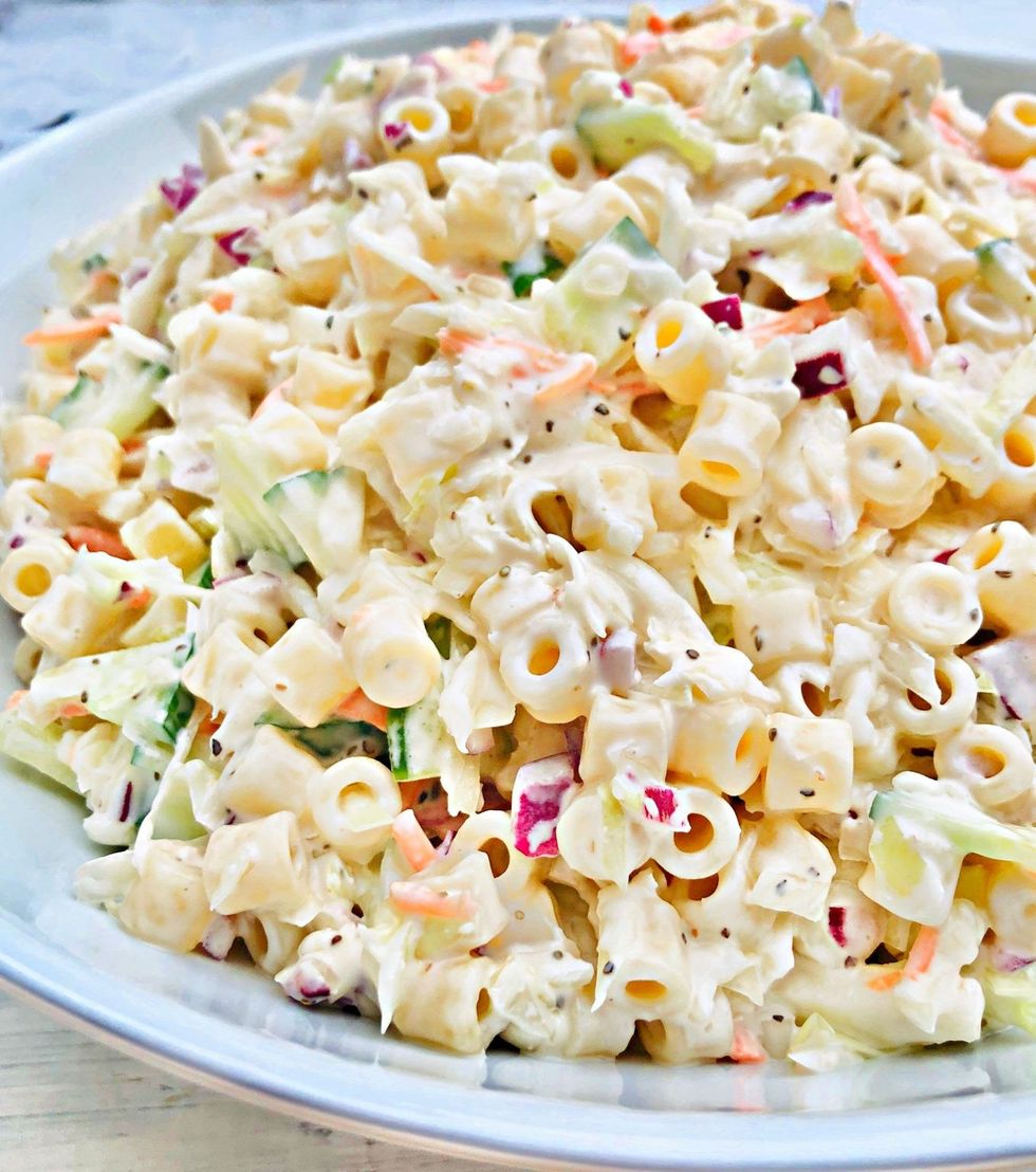 Coleslaw Pasta Salad