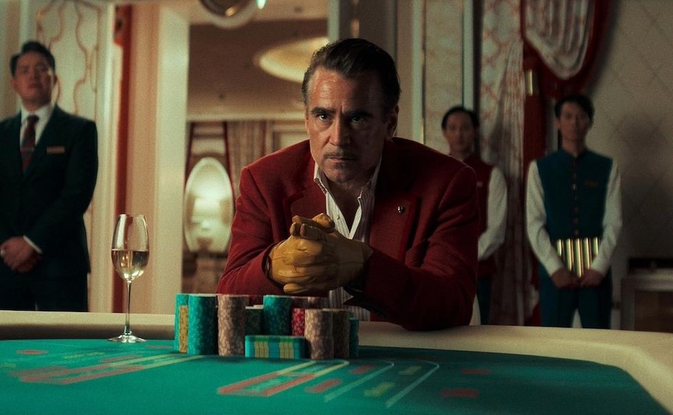 colin farrell in ballad of a small player on netflix