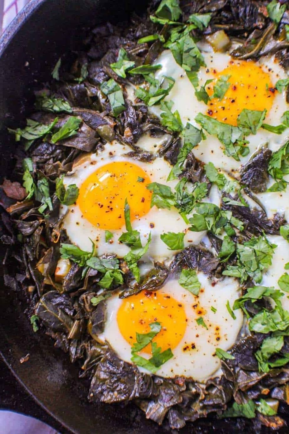 Collard Green Shakshuka