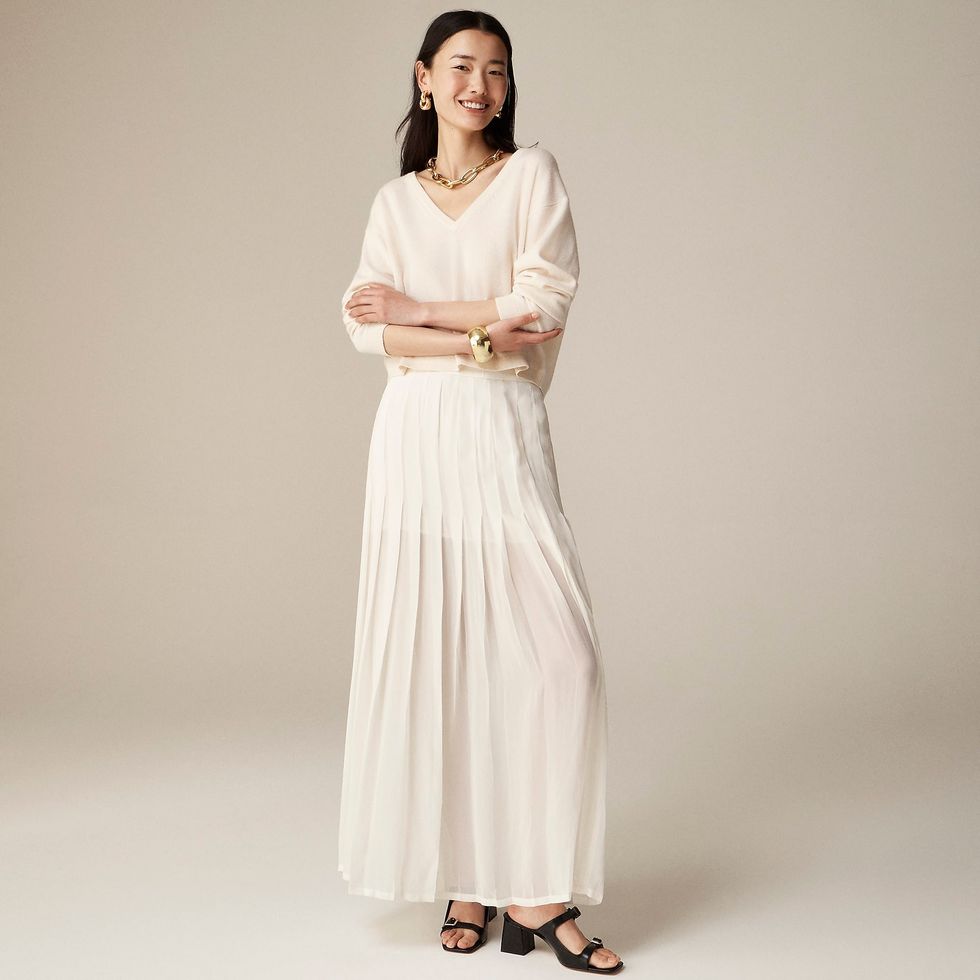 Collection Maxi Skirt in Lightweight Chiffon