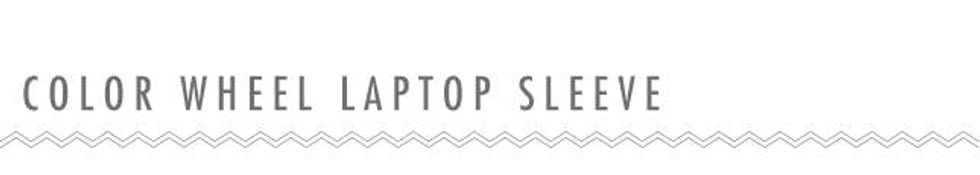 Color Wheel Laptop Sleeve