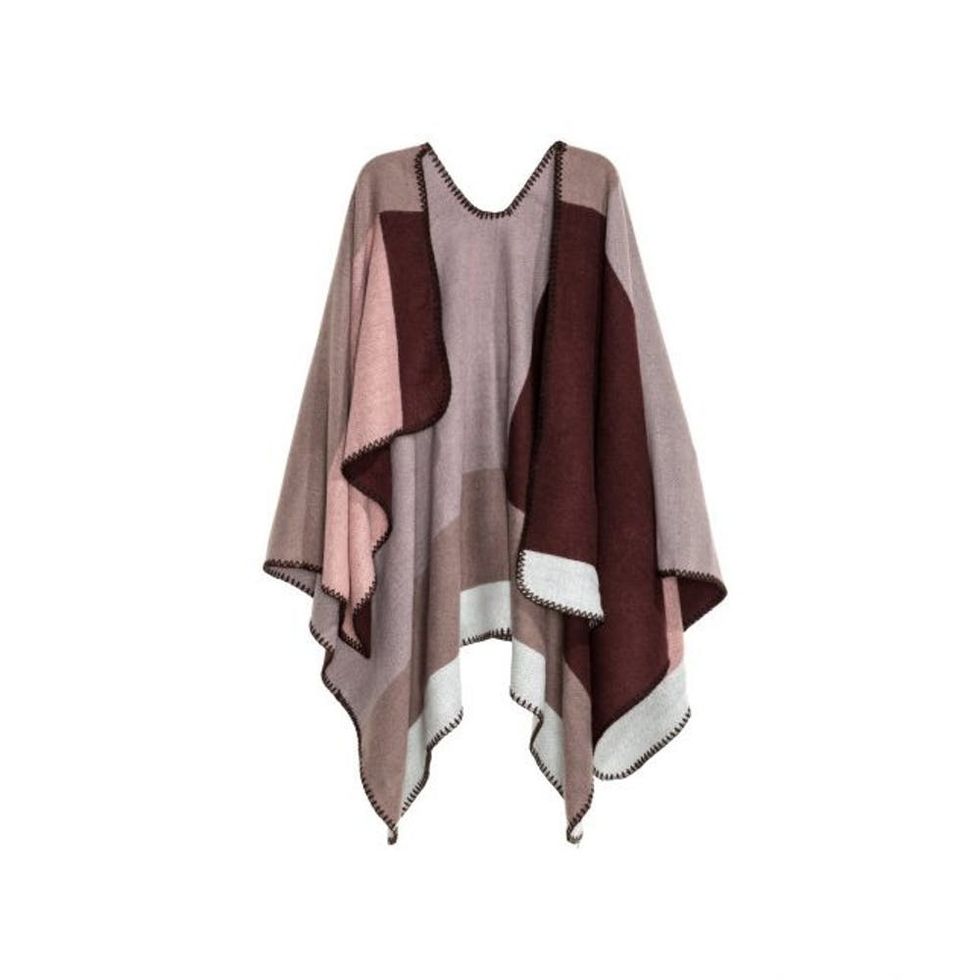 colorblock-poncho