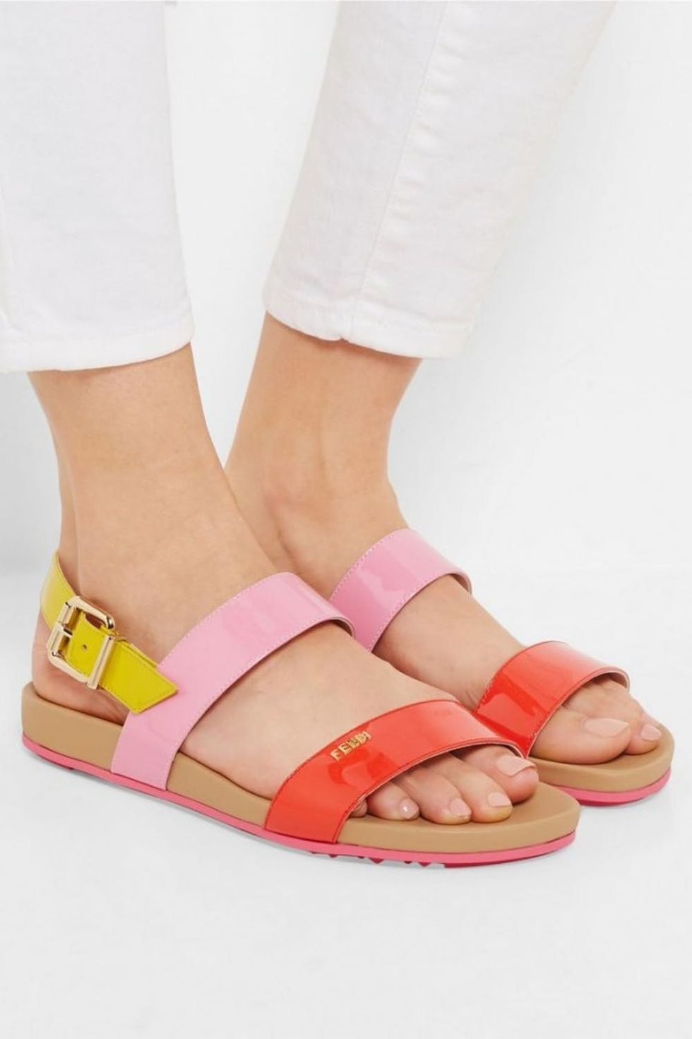 colorblock-sandals