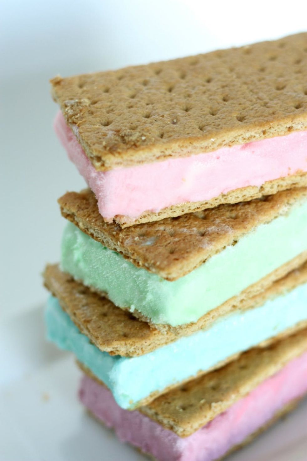 Colorful Ice-Cream Sandwich Treats colorful Easter desserts