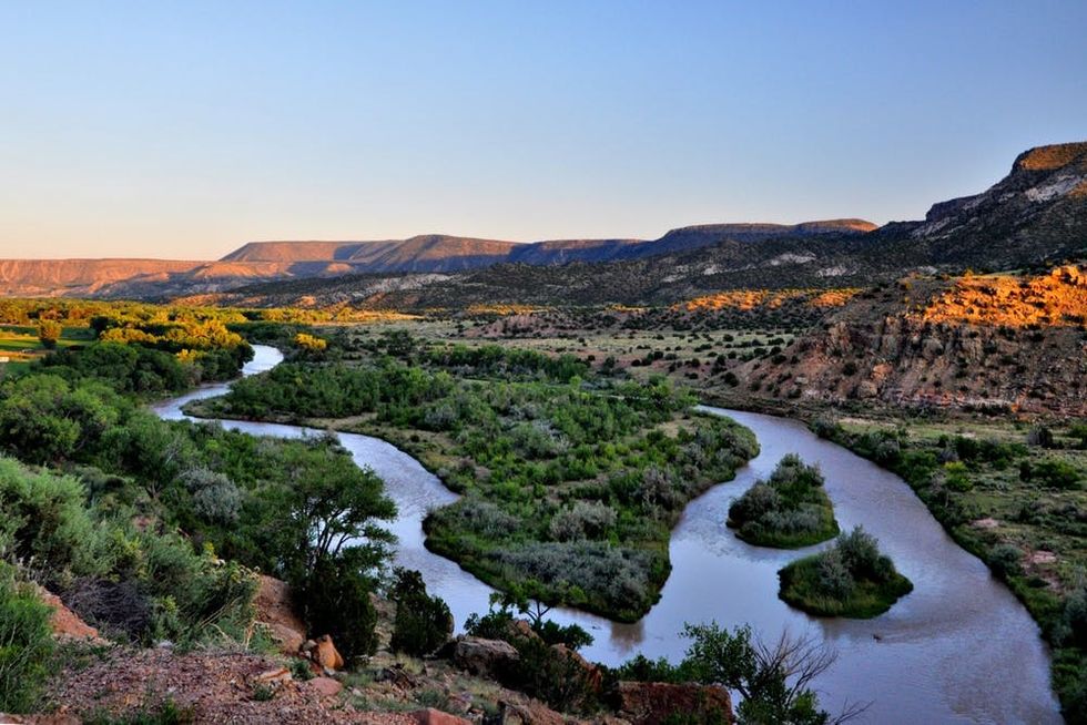 Colorful New Mexico landscape