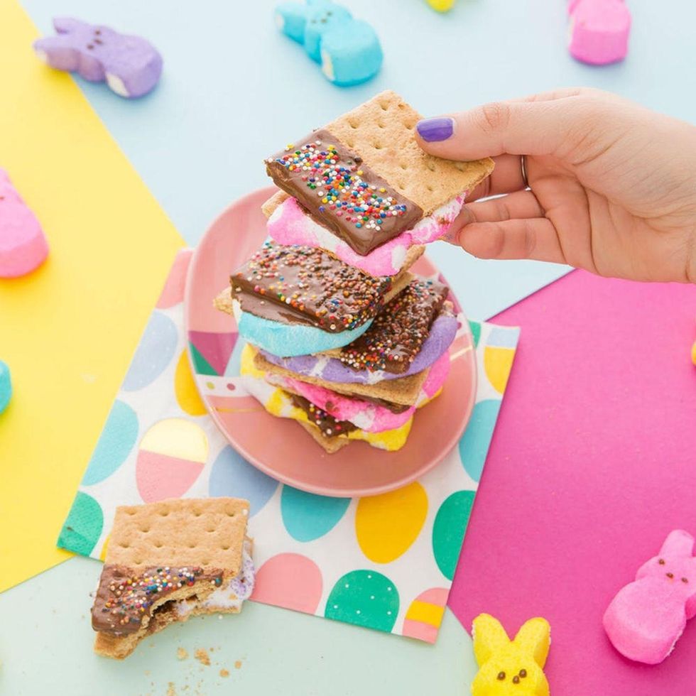 Colorful Peep S'mores