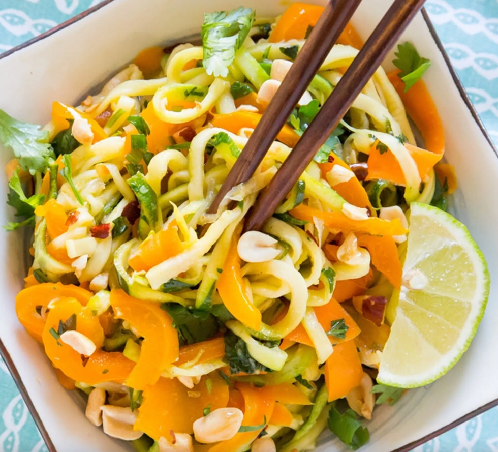 Colorful Zoodle Pad Thai