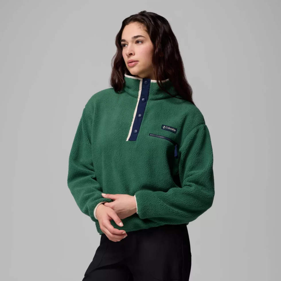Columbia Helvetia II Cropped Half Snap Fleece Pullover
