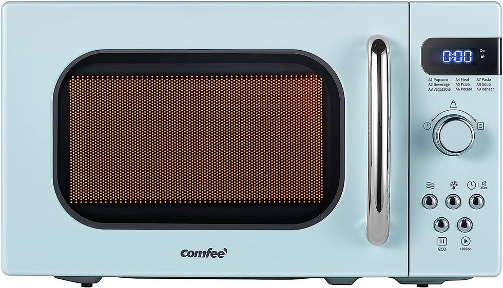 COMFEE' Retro Small Microwave Oven