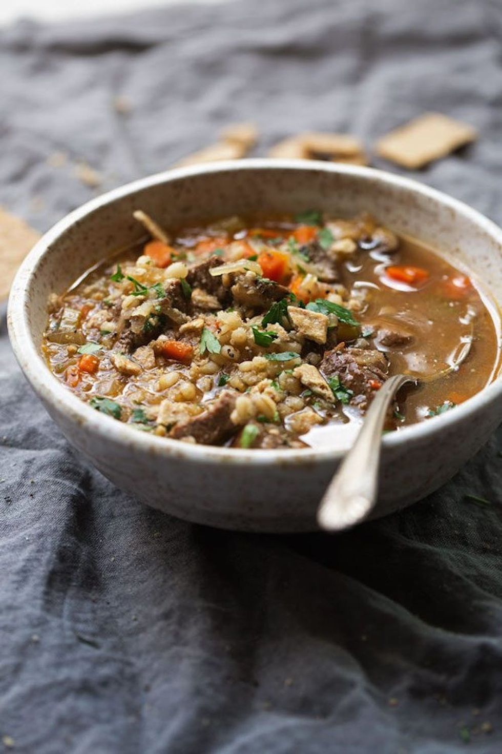 Comforting Beef Barley Soup Instant Pot Recipe