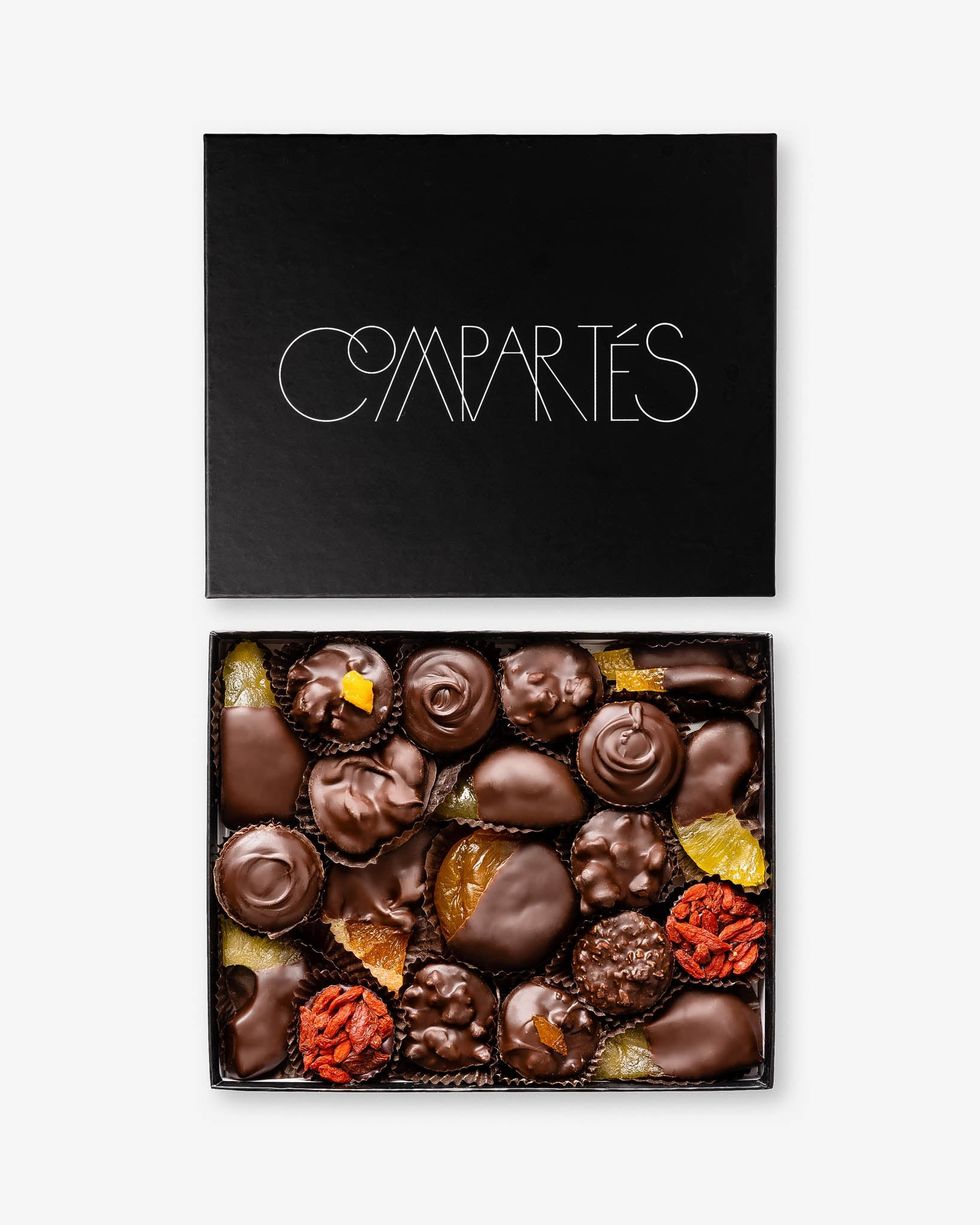 Compart\u00e9s Vegan Dark Chocolate Assortment Gift Box