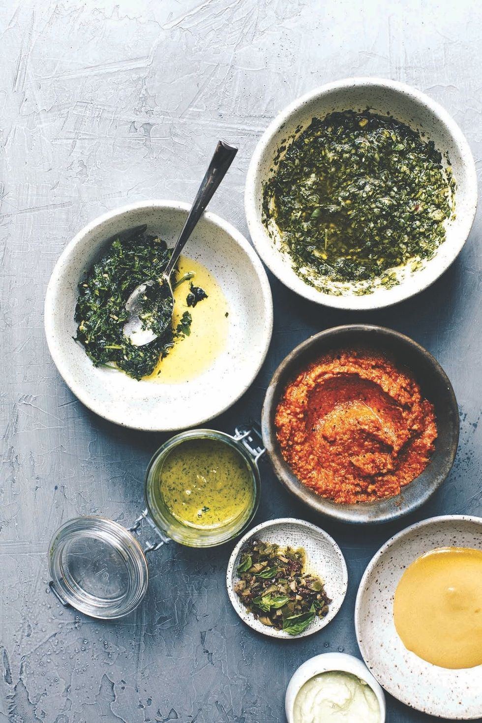 Condiments are king in the More with Less cookbook.