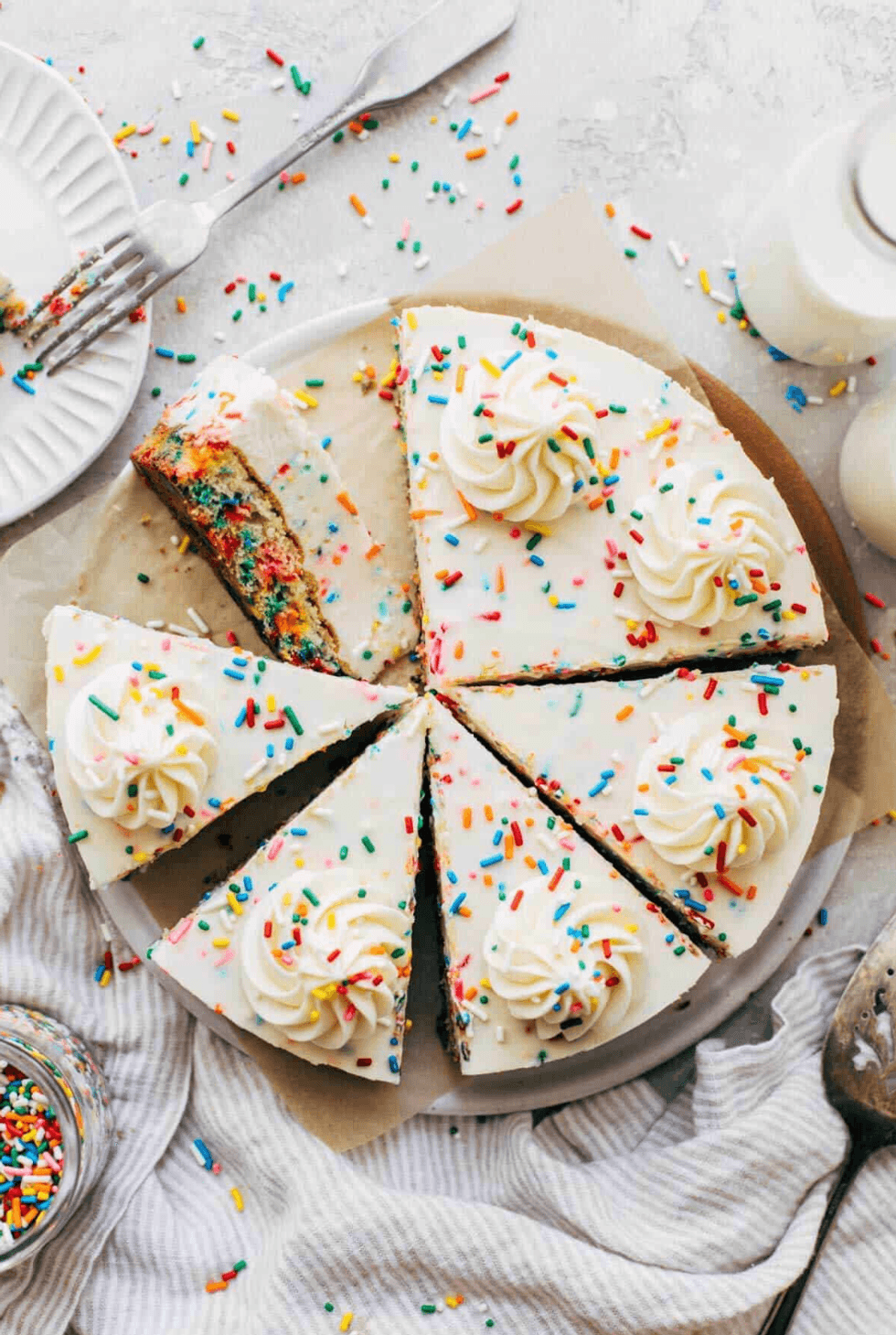 confetti cheesecake