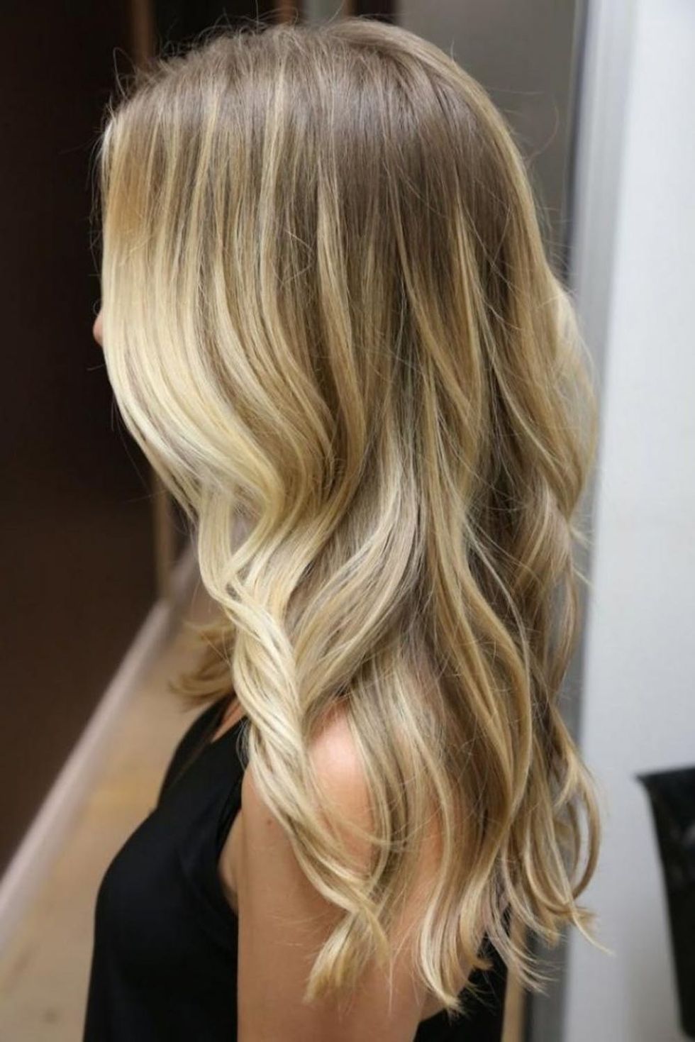 Cool Blonde Balayage Hair