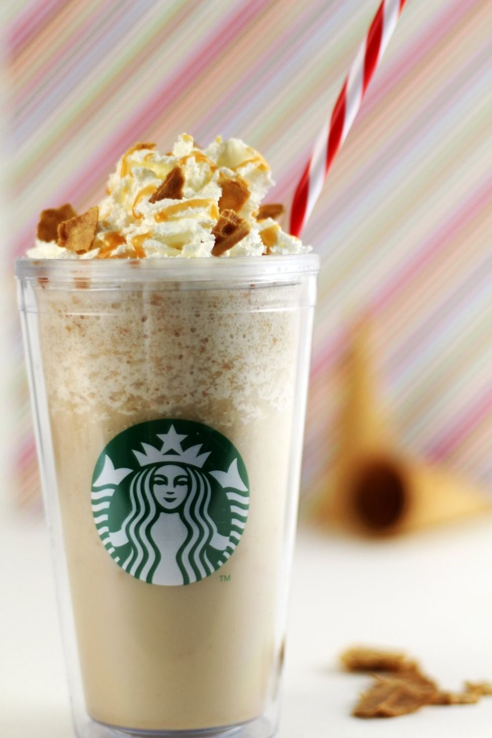 Copycat Caramel Waffle Cone Frappuccino