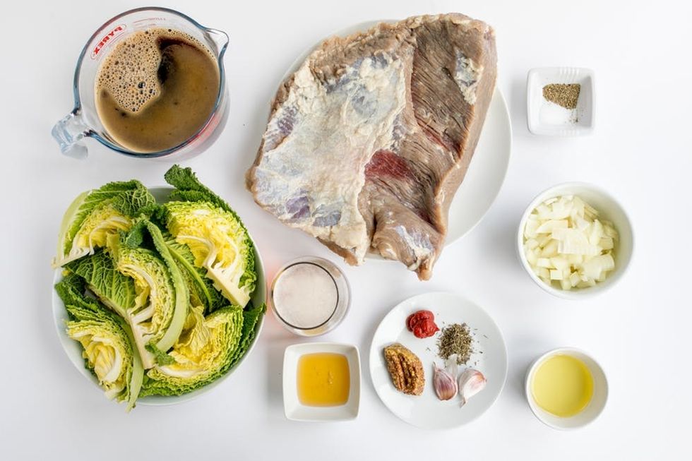 Corned Beef and Cabbage Ingredients 2
