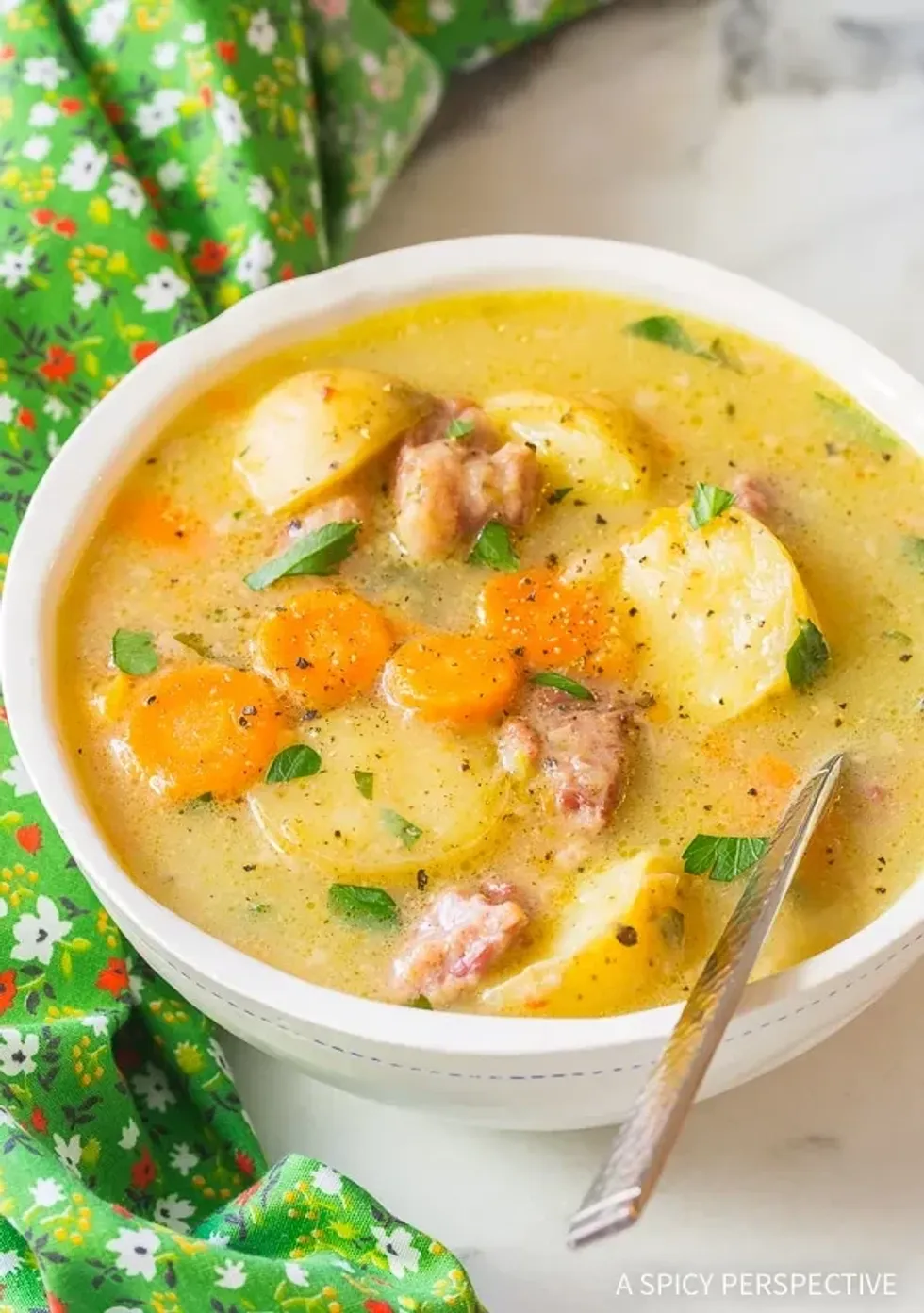 Corned beef cabbage irish stew