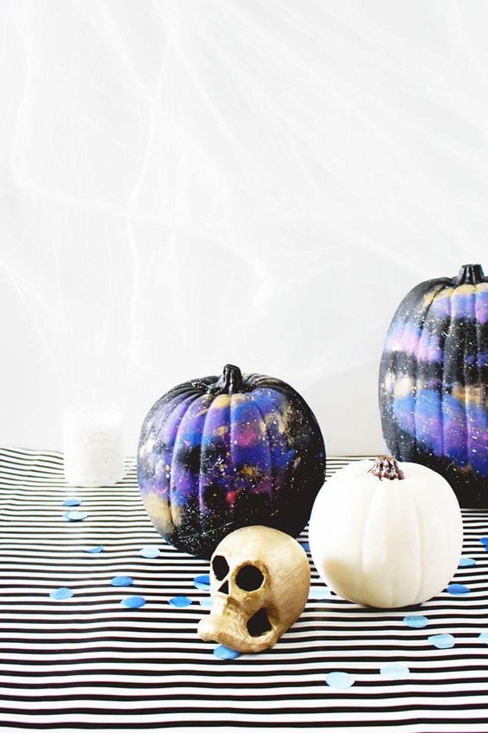 Cosmic Galaxy Pumpkins