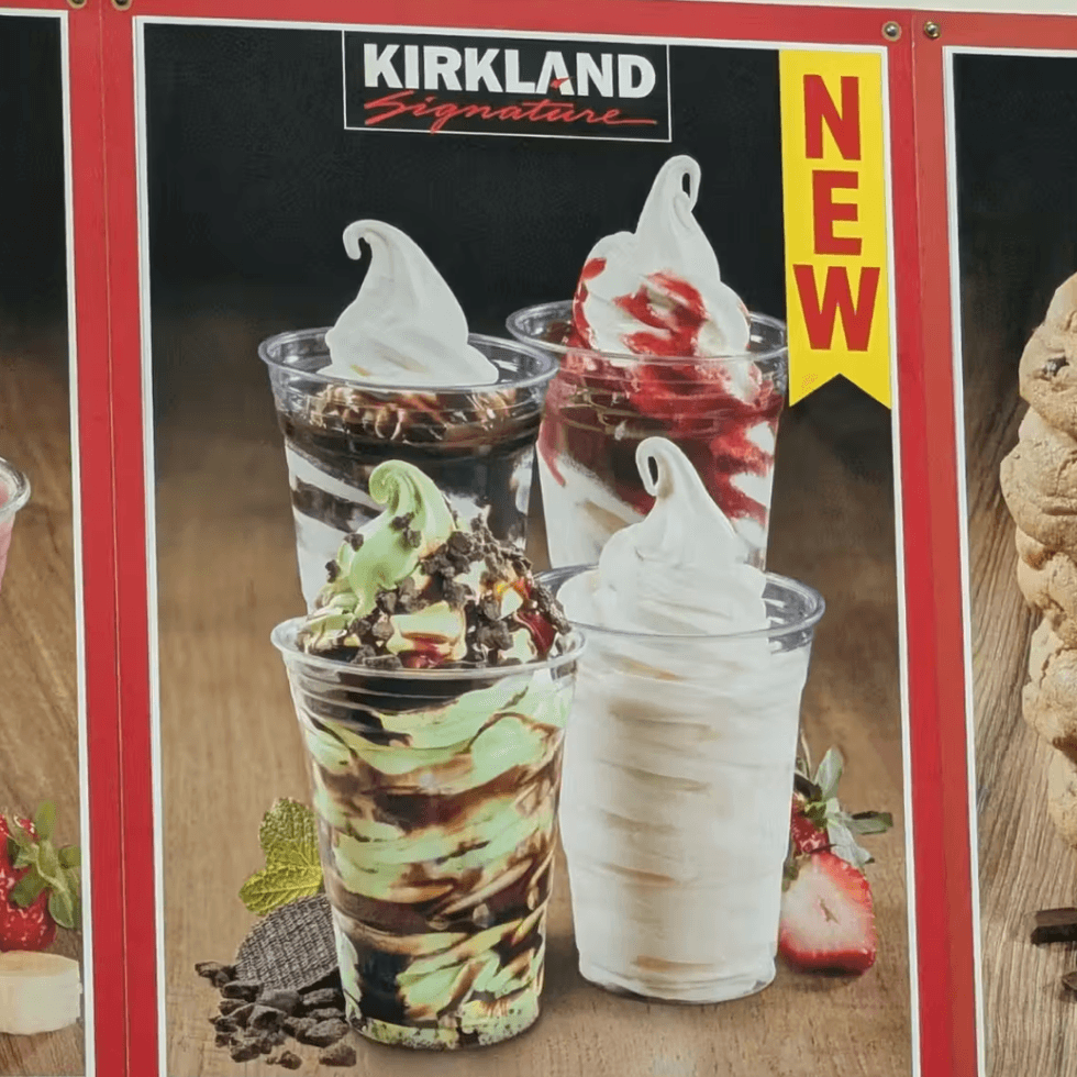Costco Double Chocolate Mint Sundae available at select in-store food courts