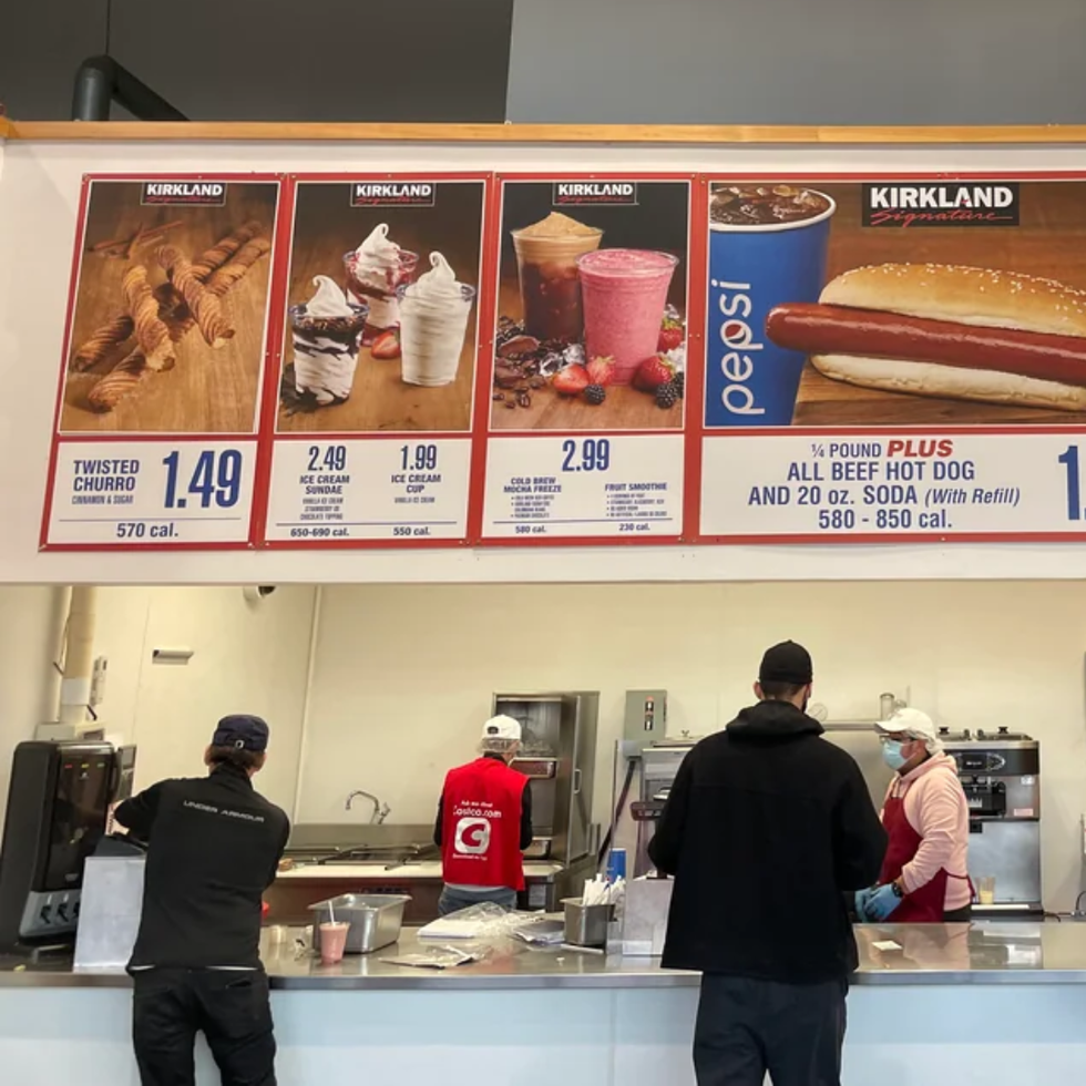 Costco Food Court Menu