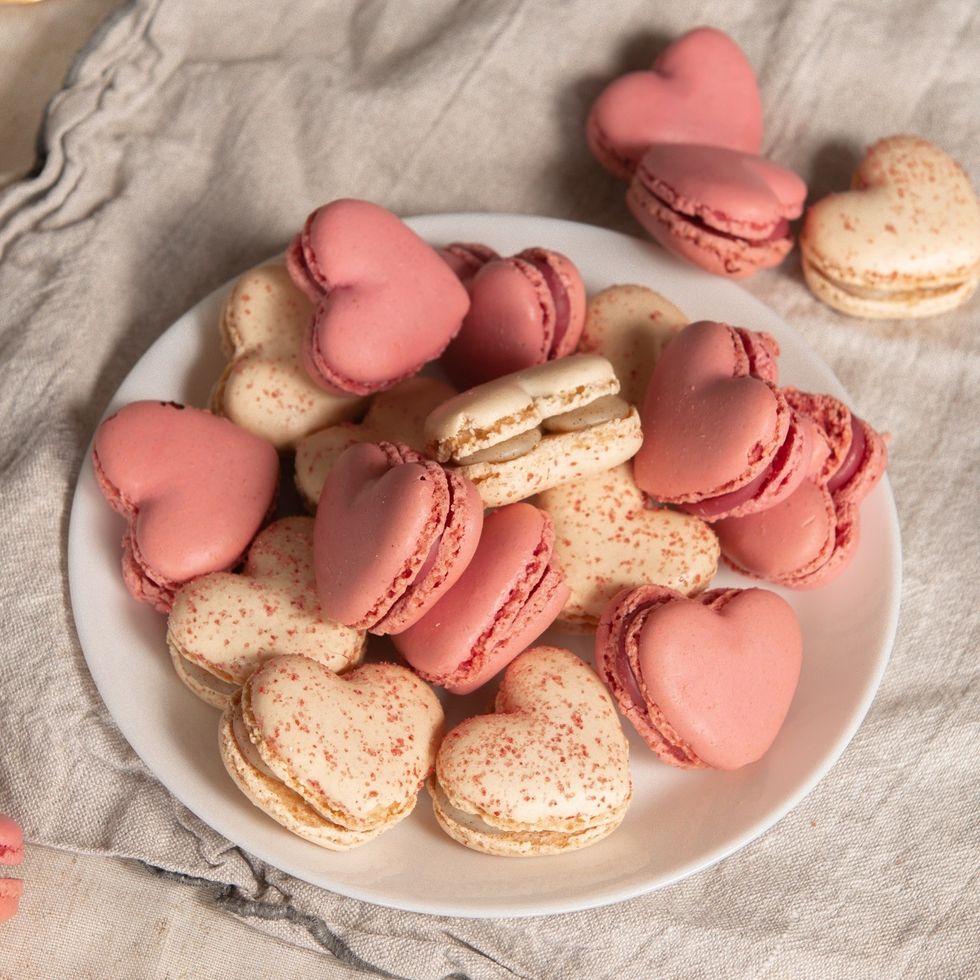 costco heart macarons