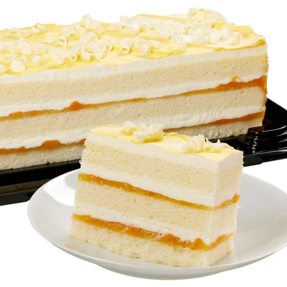 Costco Peaches & Cream Bar Cake