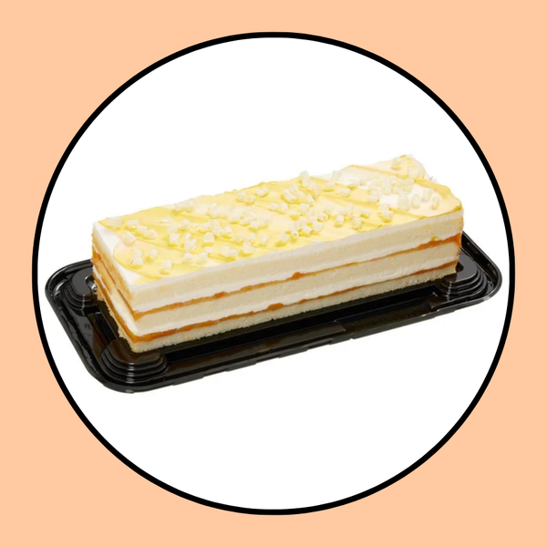 Costco Peaches & Cream Bar Cake