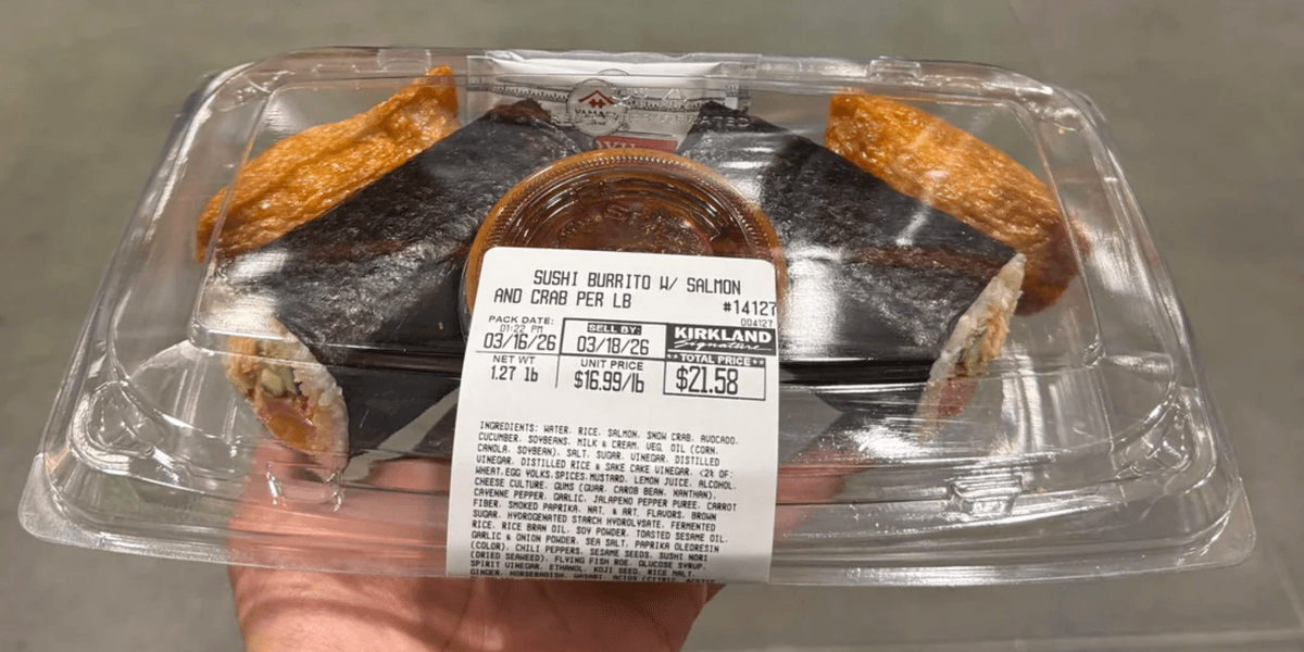 Costco’s New $20+ Sushi Burrito Is Going Viral, But Some Shoppers Are Saying "Skip It"