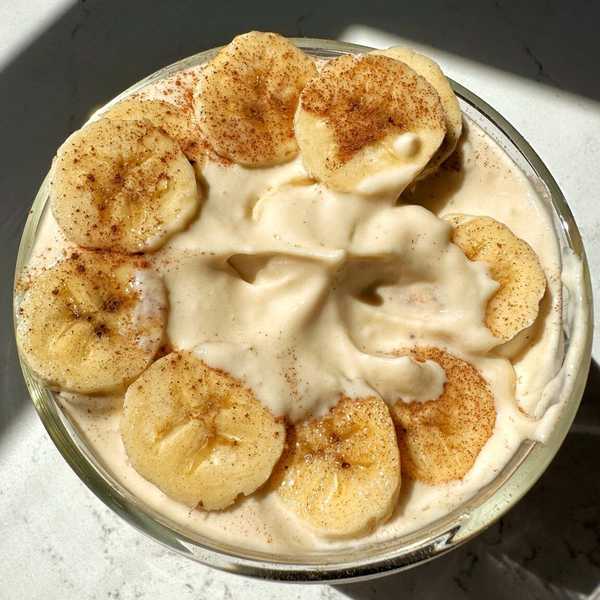 Cottage Cheese Banana Pudding
