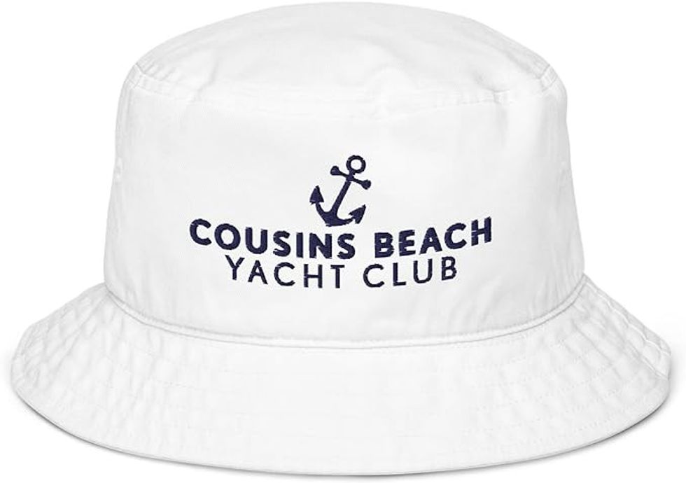 Cousins Beach Yacht Club Organic Bucket Hat
